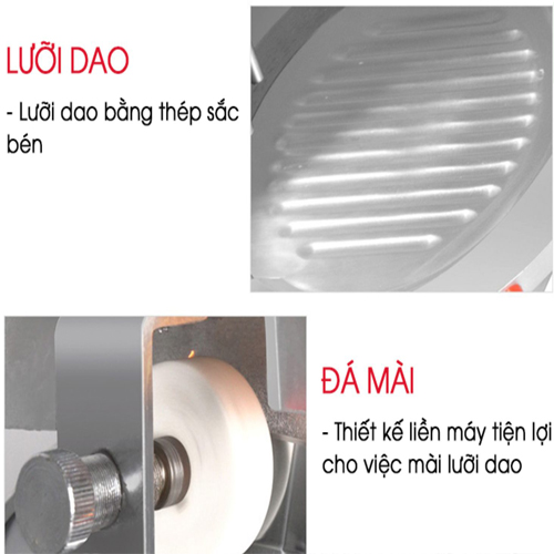 Máy thái thịt tự động SL300E cấu tạo 